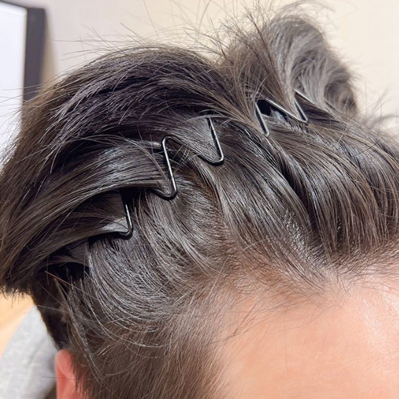 Invisible Metal Wavy Hair Hoop - Travel Accessories Gifts For Men 评论和价格