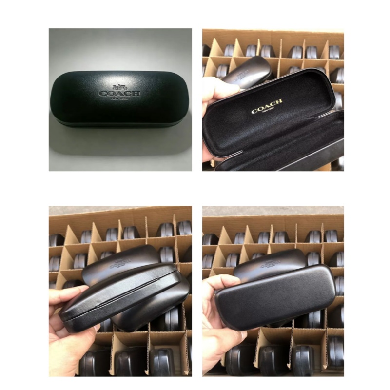 COACH Black Hard Glasses Case  - Travel Accessories Gifts For Men 评论和价格